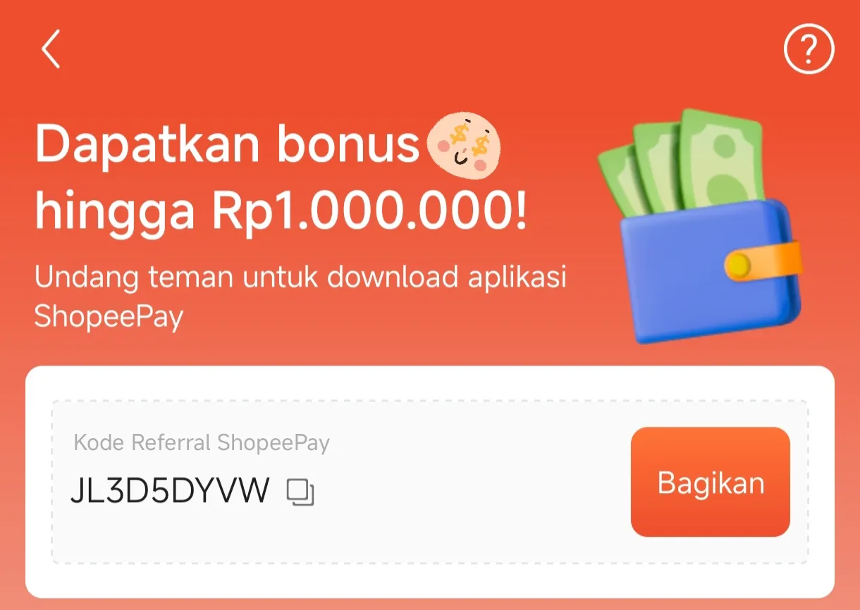 kode referral shopeepay valid hari ini