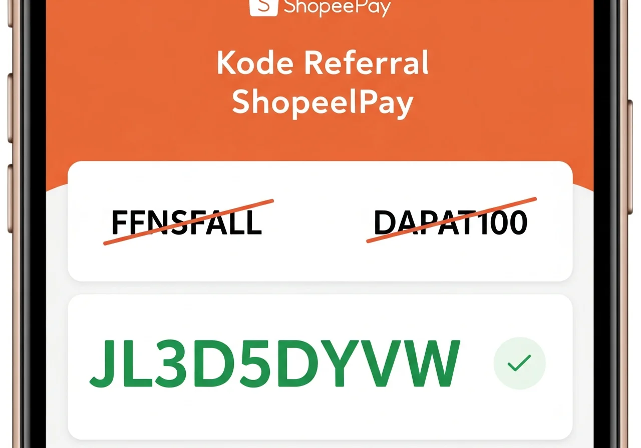 Kode Referral ShopeePay DAPAT100 & FFNSFALL Sudah Usang
